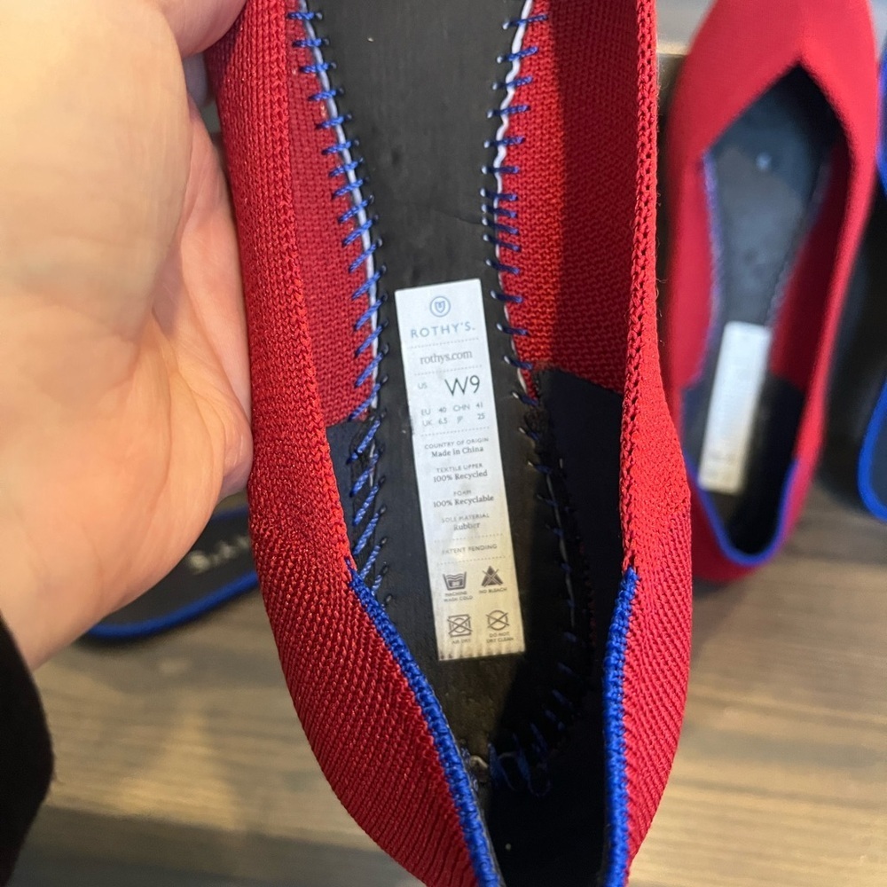 Rothy's The Point Flat Size 9 - Picture 9 of 10